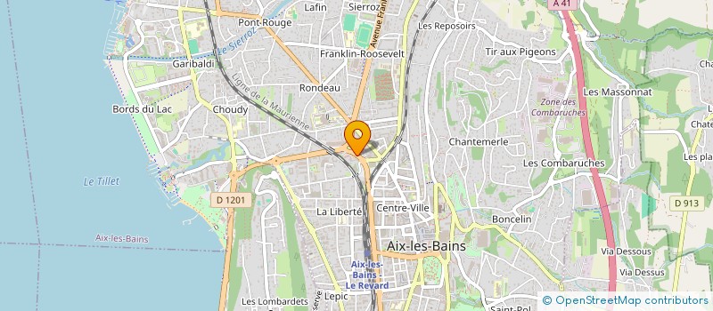 localisation de l'entreprise AU BOIS RIANT à AIX-LES-BAINS