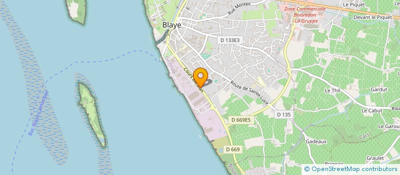 localisation de l'entreprise AU BON ACCEUIL  AY-SUR-MOSELLE