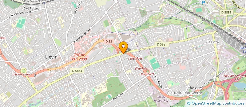 localisation de l'entreprise AU BON ACCUEIL 3  LIEVIN