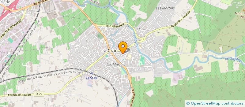 localisation de l'entreprise AU BON ACCUEIL à LA CRAU