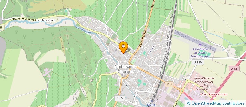 localisation de l'entreprise AU BON ACCUEIL à NUITS-SAINT-GEORGES