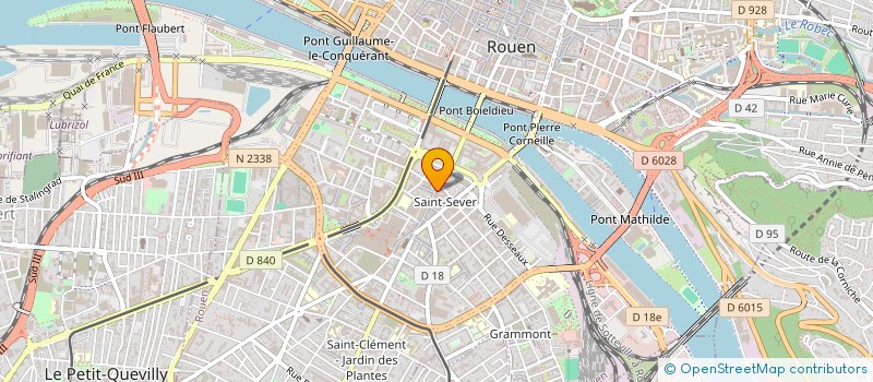 localisation de l'entreprise AU BON ACCUEIL à ROUEN