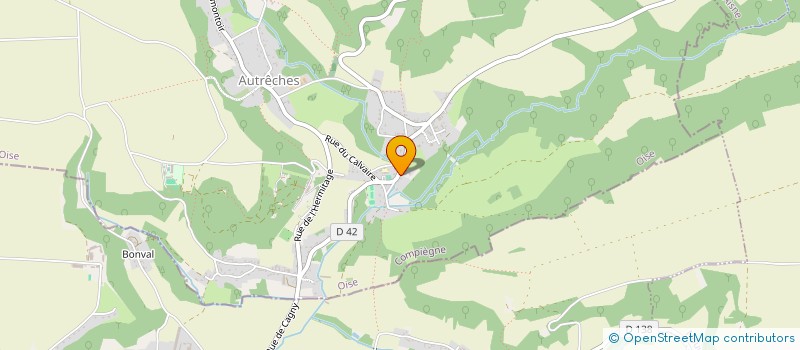 localisation de l'entreprise AU BON ACCUEIL RENCONTRE ET PATRIMOINE  AUTRECHES