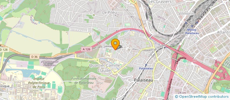 localisation de l'entreprise AU BON BATISSEUR  PALAISEAU