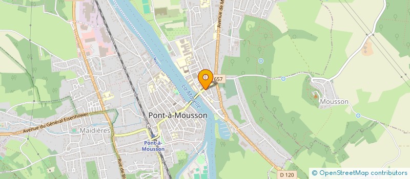 localisation de l'entreprise AU BON BOIS à PONT-A-MOUSSON