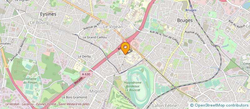 localisation de l'entreprise AU BON CHEZ NOUS (SARL) à EYSINES