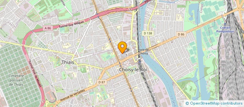 localisation de l'entreprise AU BON CHOIX à CHOISY-LE-ROI