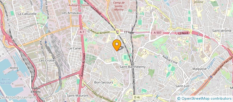 localisation de l'entreprise AU BON COIN à MARSEILLE