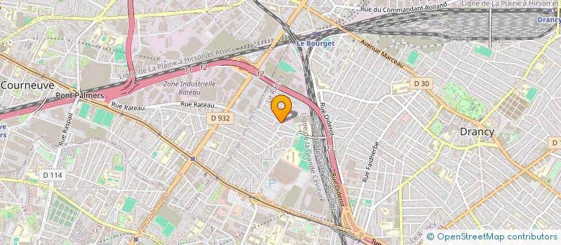 localisation de l'entreprise AU BON COIN  DRANCY