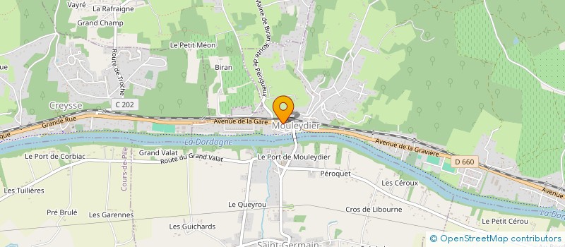 localisation de l'entreprise AU BON COIN à MOULEYDIER