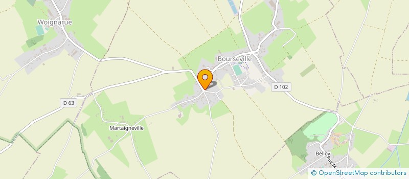 localisation de l'entreprise AU BON COIN  BOURSEVILLE