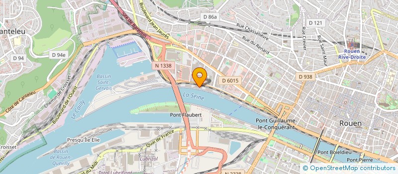 localisation de l'entreprise AU BON ENDROIT à ROUEN