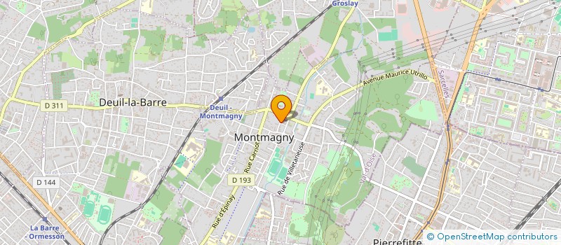 localisation de l'entreprise AU BON FOURNIL  MONTMAGNY