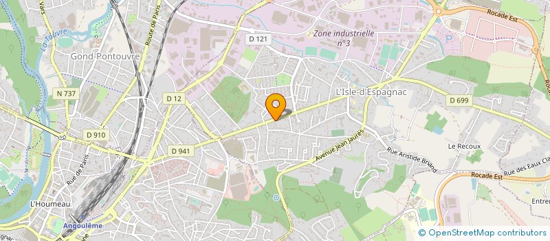 localisation de l'entreprise AU BON GRILLON SARL à L'ISLE-D'ESPAGNAC