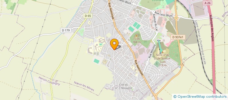 localisation de l'entreprise AU BON JAMBON  NUX-LES-MINES