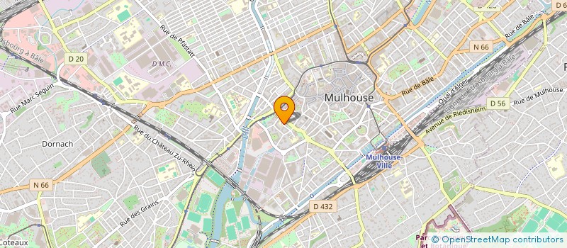 localisation de l'entreprise AU BON LIT  MULHOUSE