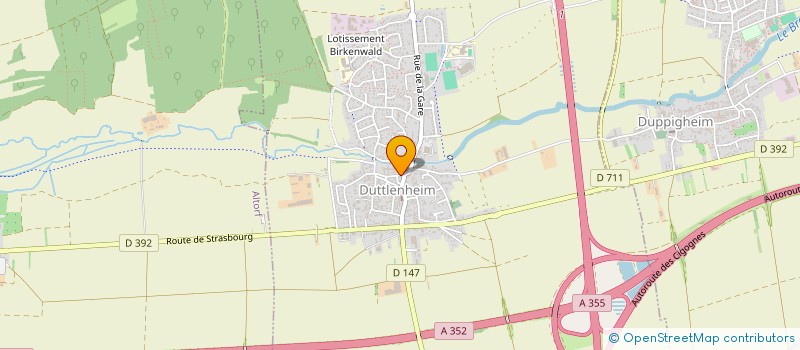 localisation de l'entreprise AU BON MOULIN  FEGERSHEIM