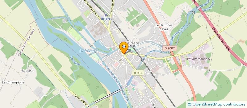 localisation de l'entreprise AU BON P'TIT MARCHE à BRIARE