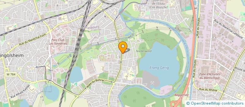 localisation de l'entreprise AU BON PAIN  OSTWALD