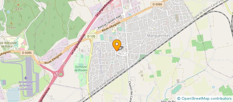 localisation de l'entreprise AU BON PAIN à MARGUERITTES