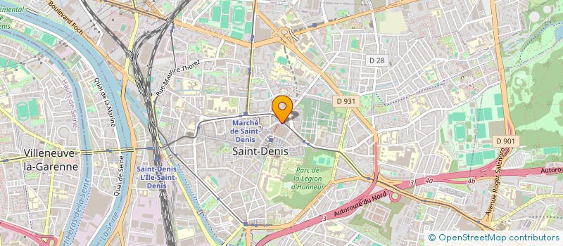 localisation de l'entreprise AU BON PAIN à SAINT-DENIS