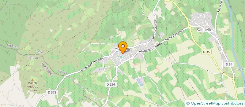 localisation de l'entreprise AU BON PAIN  SOUVIGNARGUES