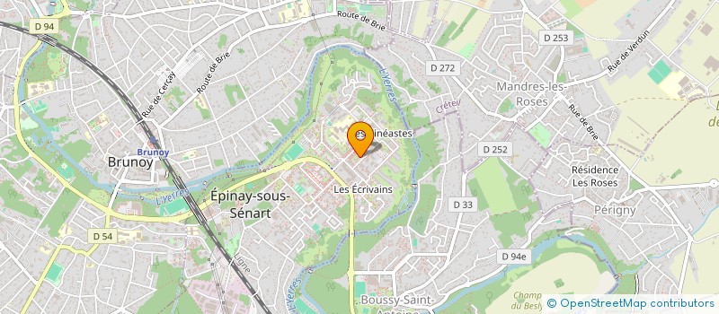 localisation de l'entreprise AU BON PAIN  EPINAY-SOUS-SENART