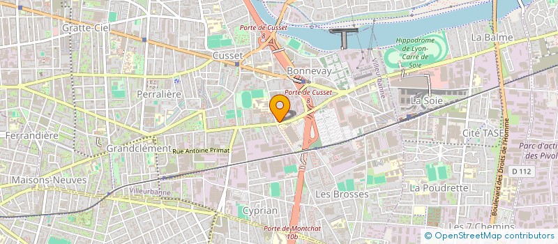 localisation de l'entreprise AU BON PAIN  VILLEURBANNE