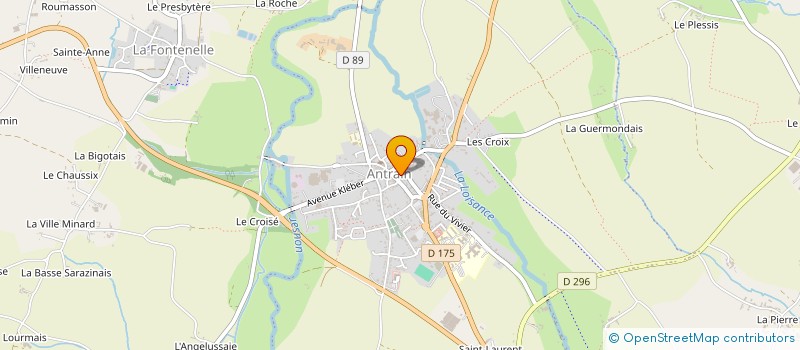 localisation de l'entreprise AU BON PAIN D'ANTRAIN  VAL-COUESNON