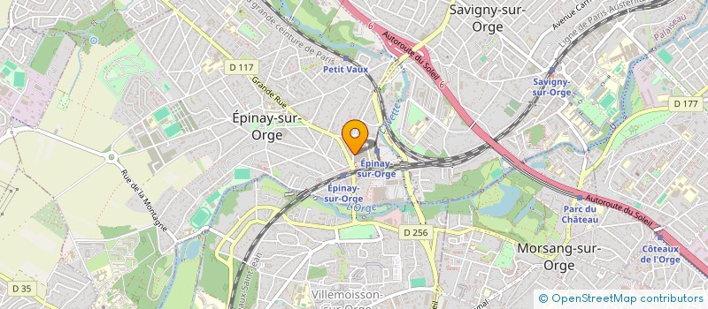 localisation de l'entreprise AU BON PAIN D'EPINAY  EPINAY-SUR-ORGE