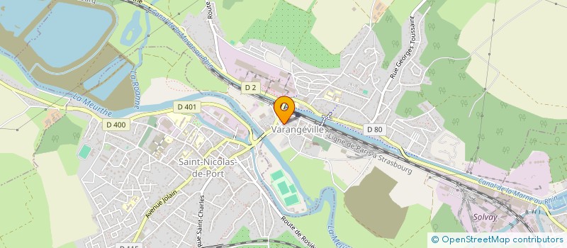 localisation de l'entreprise AU BON PAIN DE VALENTIN  VARANGEVILLE