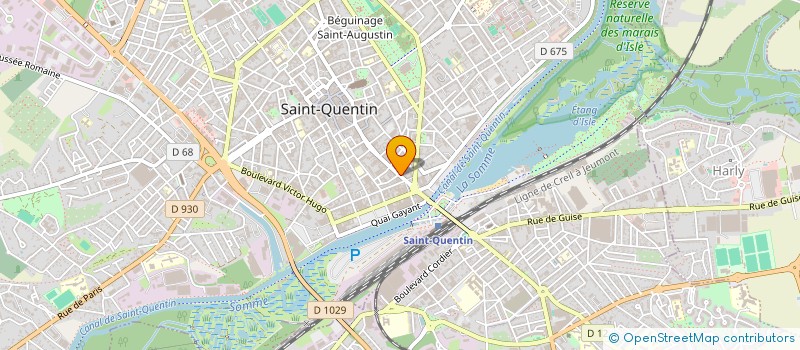 localisation de l'entreprise AU BON PAIN MAGIQUE à SAINT-QUENTIN