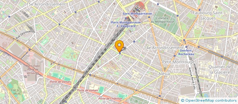 localisation de l'entreprise AU BON PANIER  PARIS