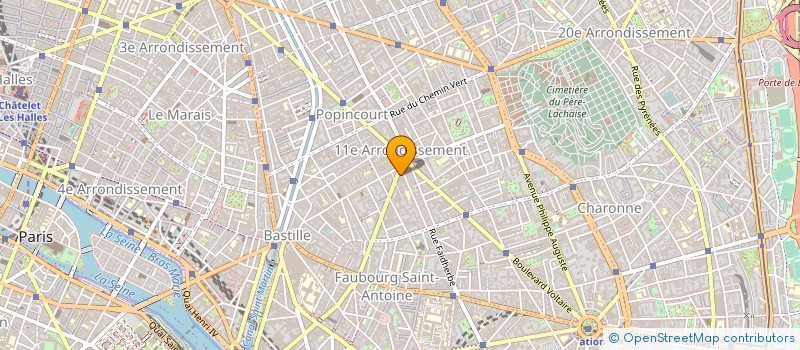 localisation de l'entreprise AU BON PECHEUR à PARIS