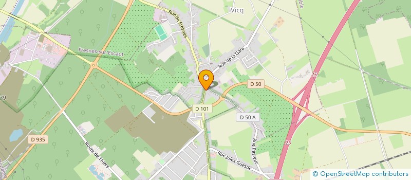 localisation de l'entreprise AU BON POINT CHAUD  ONNAING