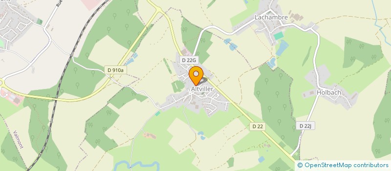 localisation de l'entreprise AU BON POULET à ALTVILLER