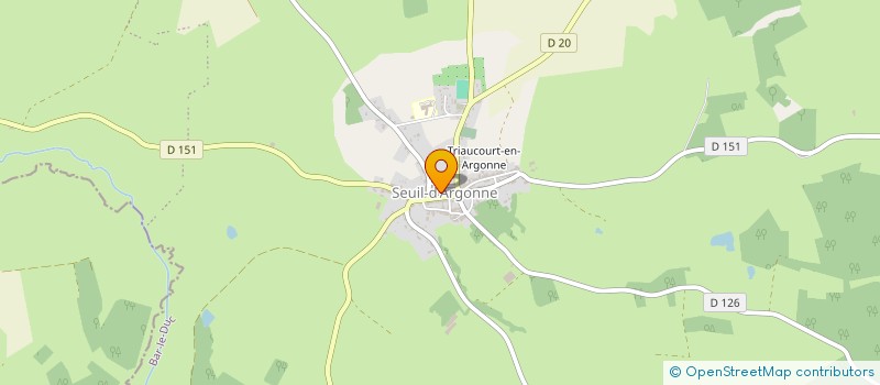 localisation de l'entreprise AU BON SEUIL à SEUIL-D'ARGONNE