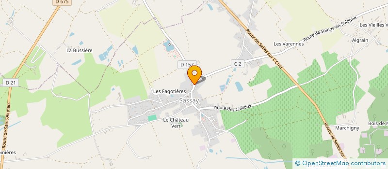 localisation de l'entreprise AU BON SOMMEIL  CHEVERNY