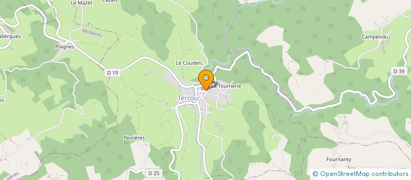 localisation de l'entreprise AU BON TERROIR D'AYNAC à AYNAC