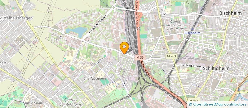 localisation de l'entreprise AU BON TRAIN  SCHILTIGHEIM