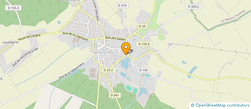 localisation de l'entreprise AU BON VIEUX TEMPS à SENONCHES