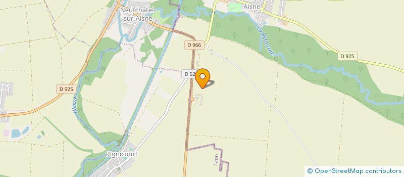 localisation de l'entreprise AU BON VIEUX TEMPS  BRIENNE-SUR-AISNE