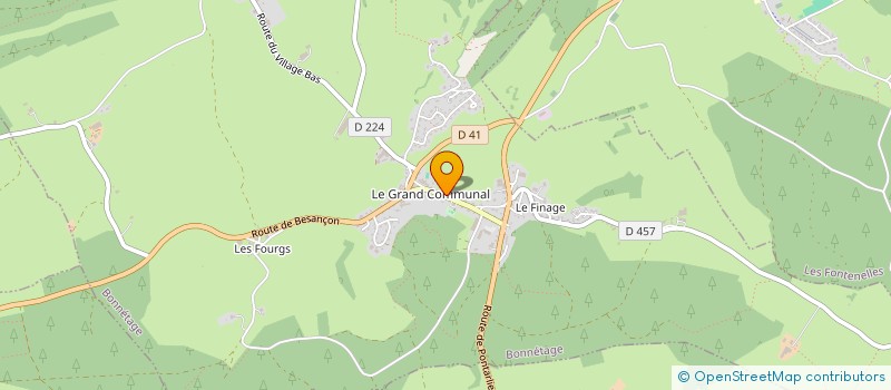 localisation de l'entreprise AU BON YOUPET  BONNETAGE