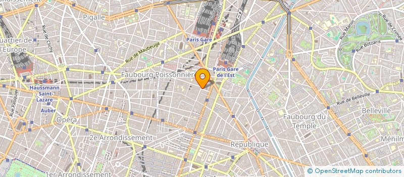 localisation de l'entreprise AU BONHEUR à PARIS