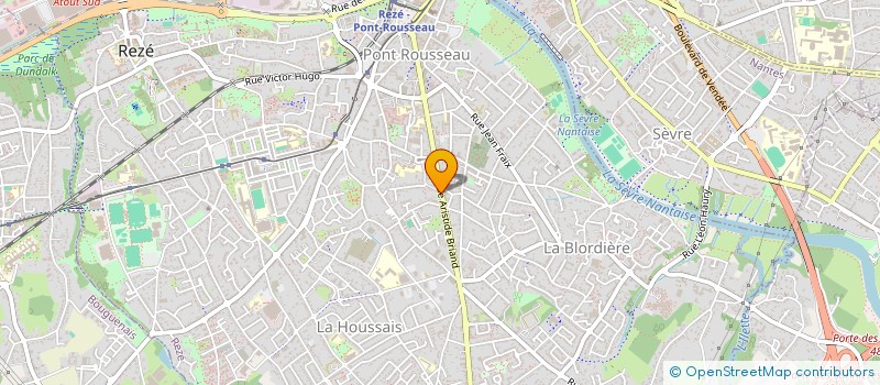 localisation de l'entreprise AU BONHEUR CAPILLAIRE à REZE