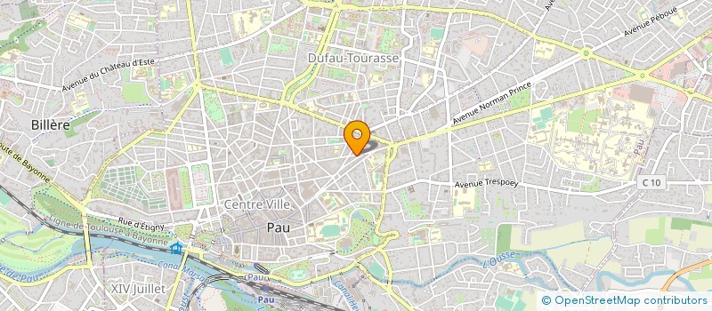 localisation de l'entreprise AU BONHEUR D ANIS à PAU