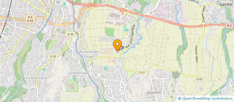 localisation de l'entreprise AU BONHEUR D'APPRENDRE  SAINTE-MARIE