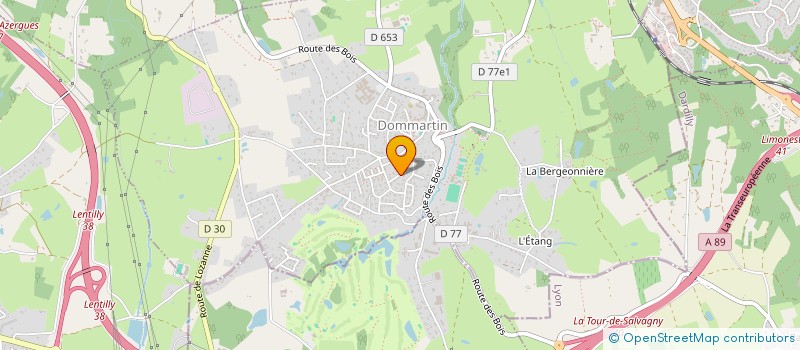 localisation de l'entreprise AU BONHEUR DE JULIETTE  DOMMARTIN