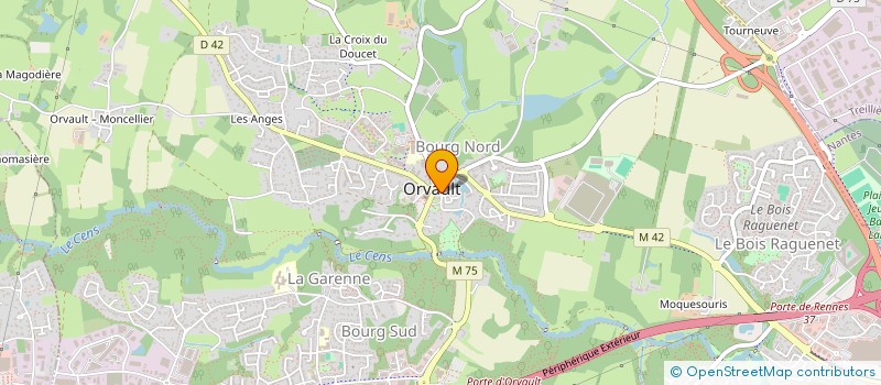 localisation de l'entreprise AU BONHEUR DE L'ESTHETIQUE à ORVAULT