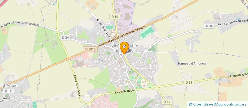 localisation de l'entreprise AU BONHEUR DE MARIE  SAINT-ROMAIN-DE-COLBOSC